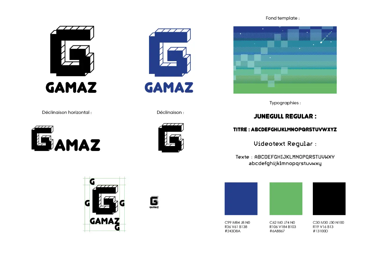 identité visuelle Gamaz