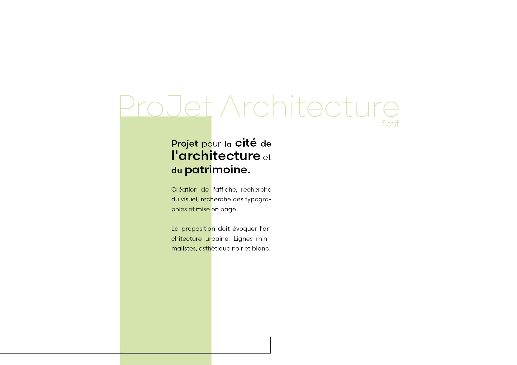 texte explicatif affiche archi