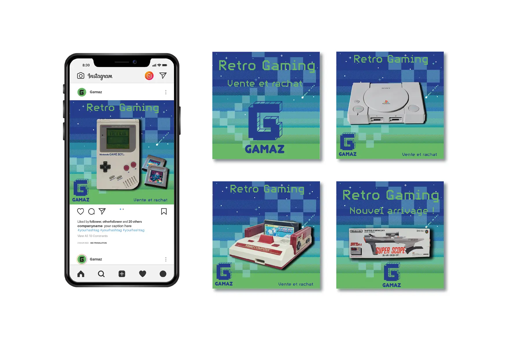 mockup et template
