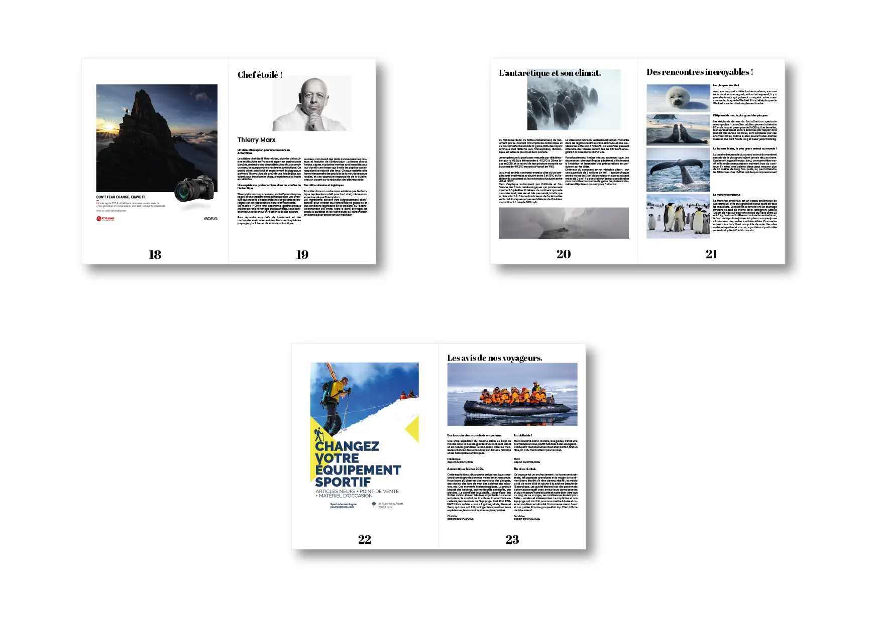 mise en page magazine